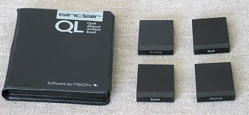 Psion suite on QL microdrives